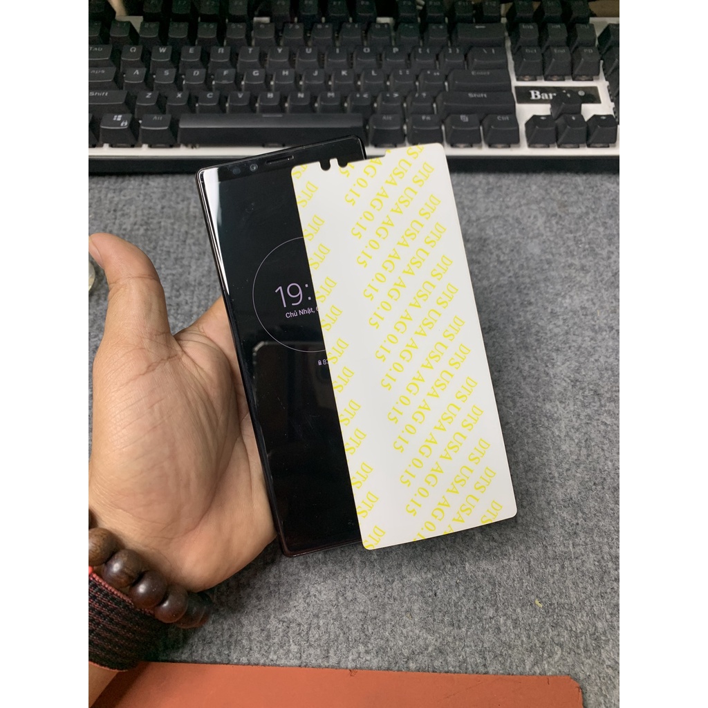 Dán màn hình sony xperia 1  trước sau nhiều mẫu mã ppf trong nhám hoa văn, nano trước chống trầy xước