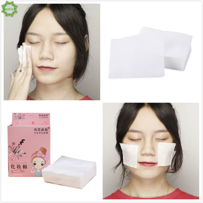 [Hàng mới về] Hộp 100 Bông Cotton Ướt Tẩy Trang Tiện Dụng