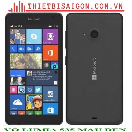 NẮP LƯNG LUMIA 535 MÀU ĐEN