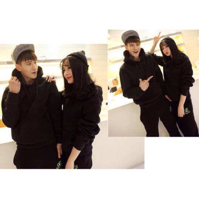 Áo Hoodie nam nữ trơn có bigsize