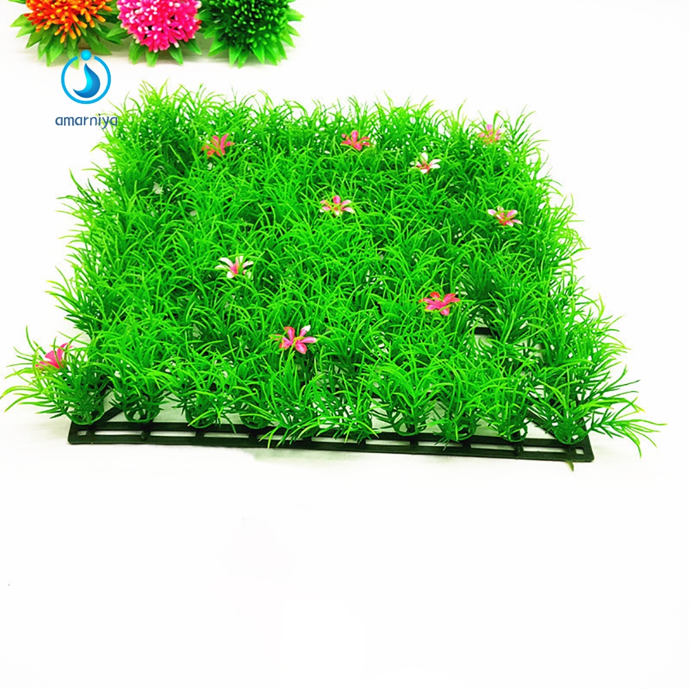 Thảm Cỏ Nhân Tạo Màu Xanh Lá Dùng Trang Trí Bể Cá