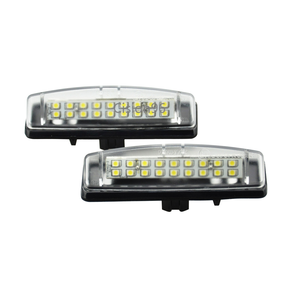 Set 2 Đèn Led Ánh Sáng Trắng Gắn Biển Số Xe Hơi Lexus Is200 Is300 Ls430 Gs430 Gs400 Gs300 Es300 Rx300 Es330 8127130290