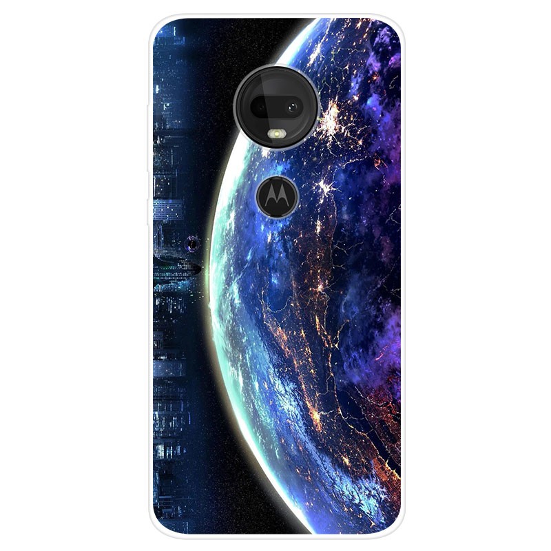 Motorola Moto G7 Plus Case Silicone TPU Back Cover Cartoon Soft Phone Case