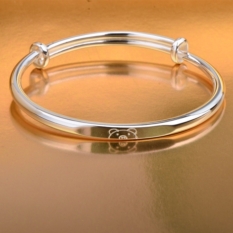 Thời trang Hàn Quốc Đơn giản dễ thương Winnie the Pooh Shiny Ladies Bracelet
