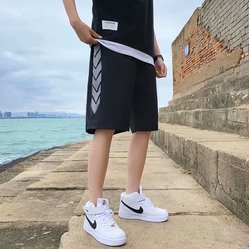 Quần Short Thể Thao Rút Dây Phong Cách Hàn Quốc Dành Cho Nam (M-3Xl)