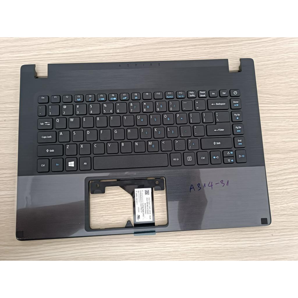 VỎ MẶT C + KEY DÀNH CHO LAPTOP ACER A314-31 A314-21 A314-32 A114-32 ĐEN NEW