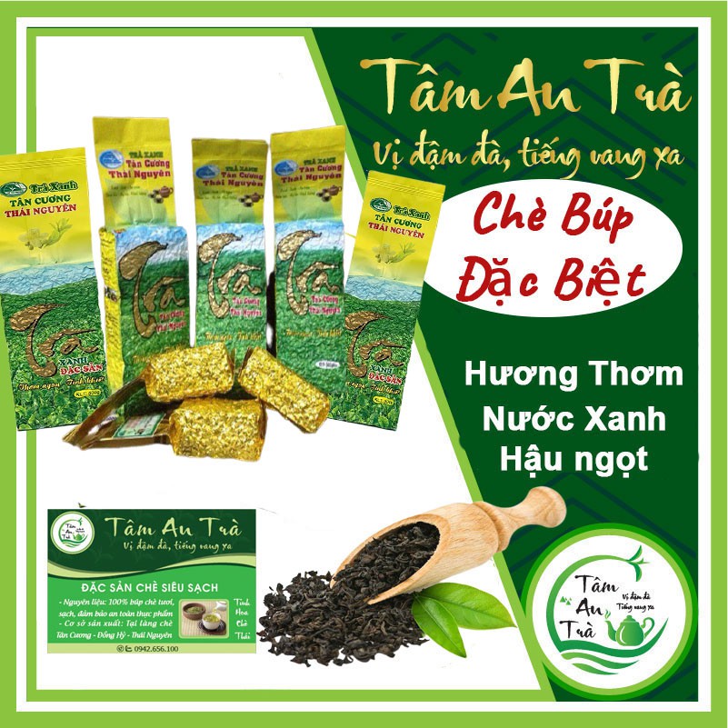 [free ship]1kg Trà Búp Thái Nguyên Loại Đặc Biệt (Đặc Sản Chè Tân Cương) Hương Thơm, Nước Xanh