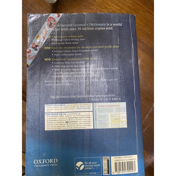 Từ điển Oxford Advance Learners Dictionary