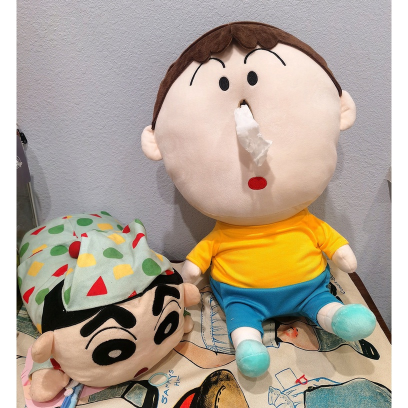 Hộp Khăn Giấy Hình Cậu Bé Bút Chì Nhồi Bông 35 / 45cm Trang Trí Xe Hơi