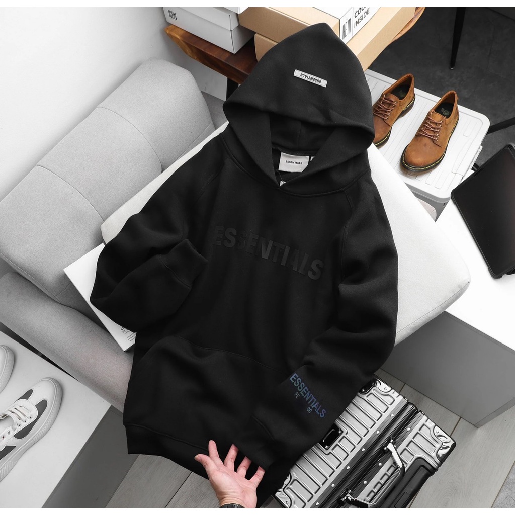 Áo khoác hoodie unisex form rộng, phong cách street style, chất nỉ bông dày mịn H001