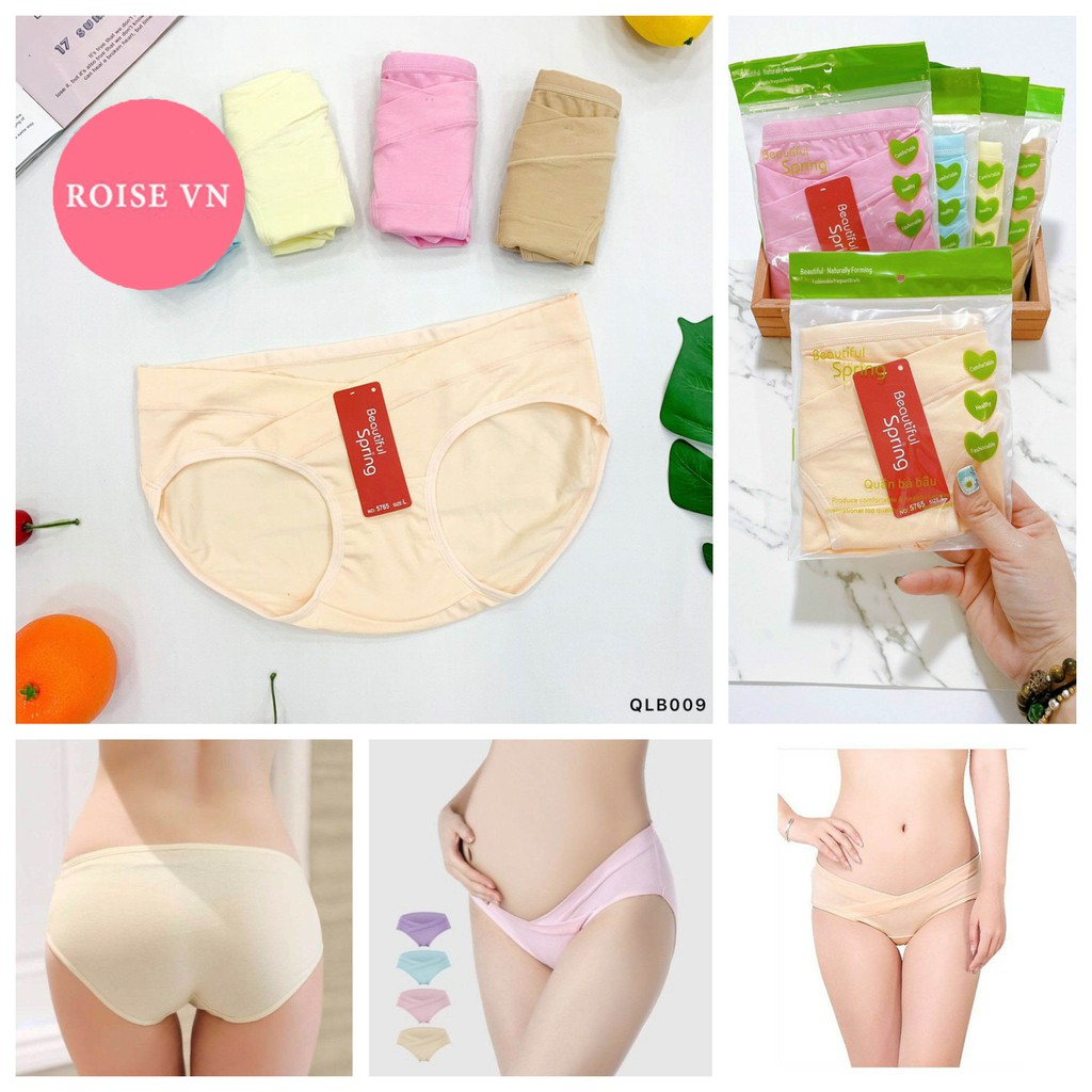 Quần Lót Bầu BigSize 100% Cotton 45kg -85kg Loại Túi Zip Đẹp