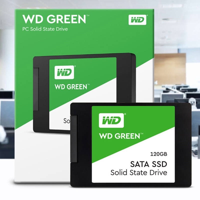 Ổ cứng SSD WD Green 120/240 GB SATA3 2.5 inch hàng bảo hành 36 tháng