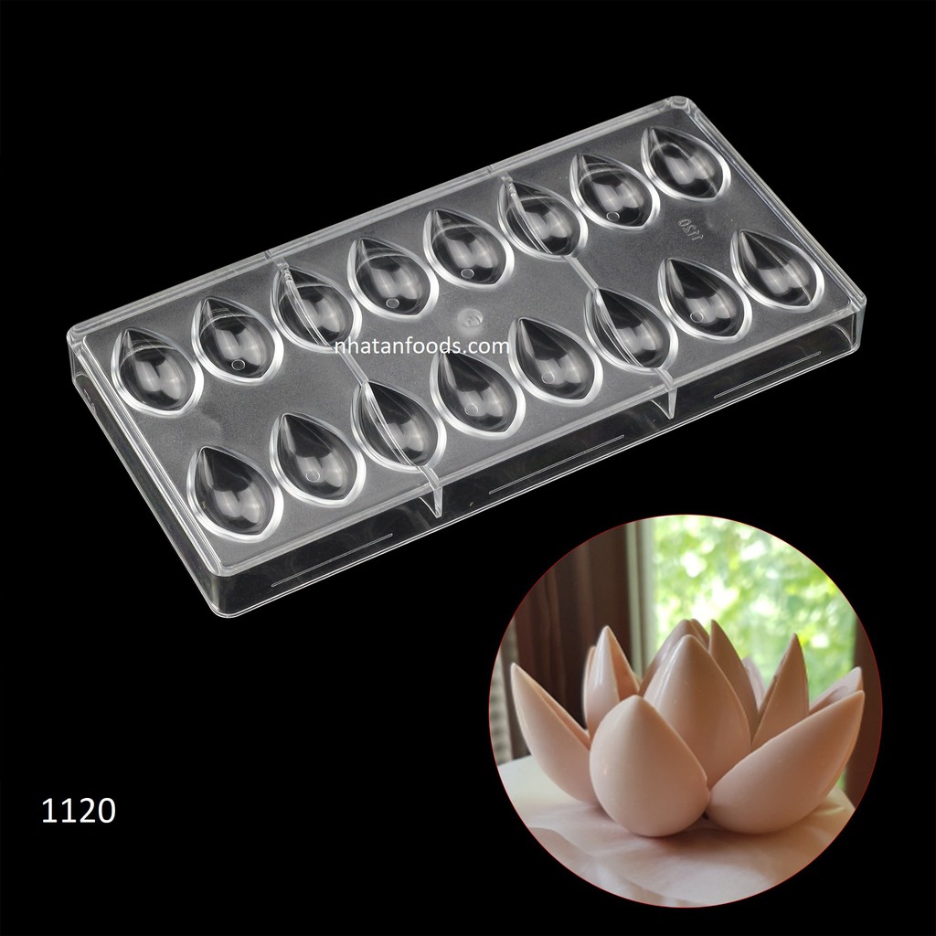 Khuôn socola bonbon Giọt nước Shunda 1120