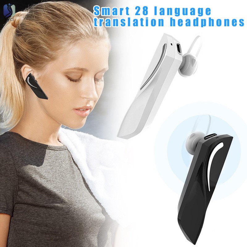 VN Thiết Bị Phiên Dịch Dịch 28 Ngôn Ngữ Tai Nghe Bluetooth