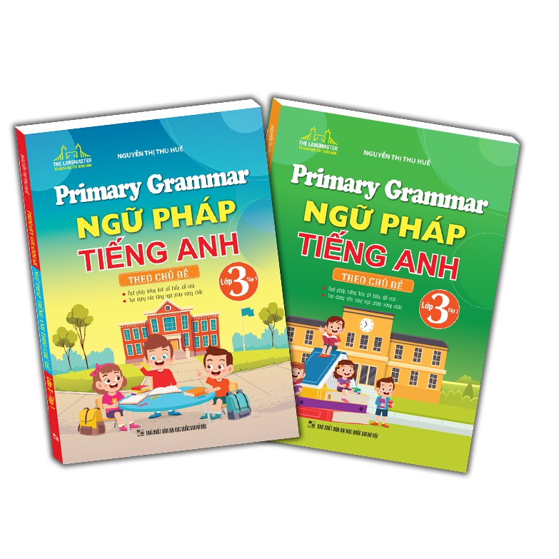 Sách - Combo Ngữ pháp tiếng anh theo chủ đề lớp 3(trọn bộ 2 cuốn)