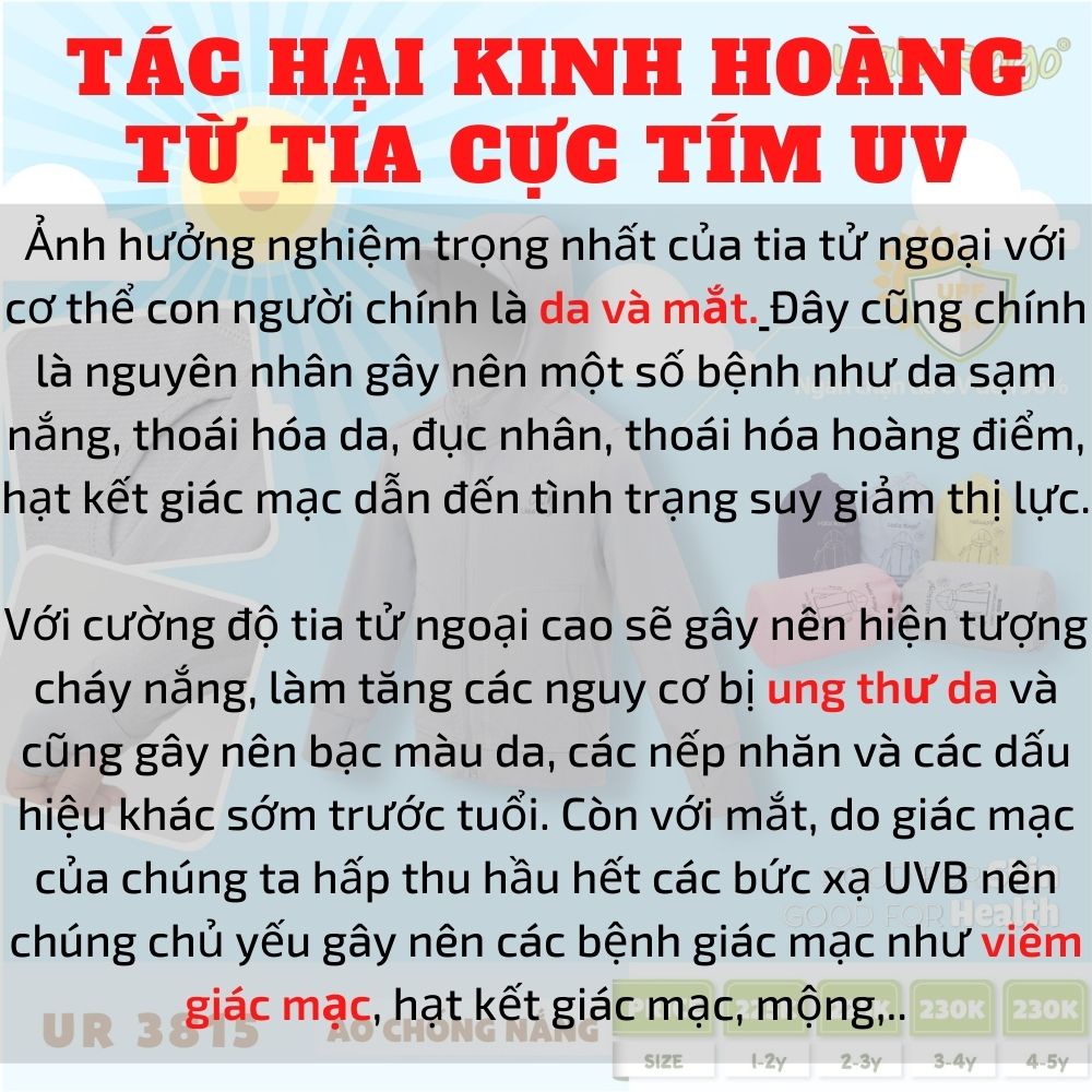 Áo chống nắng toàn thân Uala rogo 1-5 tuổi vải aircomfy chống tia UV cực tím nhẹ mát mũ chùm đầu dây rút ur3896