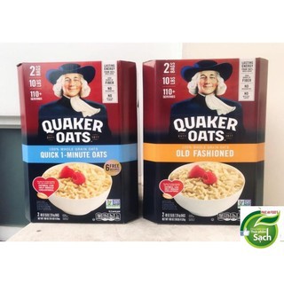 Yến Mạch Ông Già Mỹ OLD FASHIONED và QUICK1 MINUTE OATS Thùng 4.52 Kg