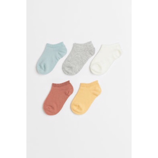 Set 5 tất cổ ngắn dệt kim vợt sale