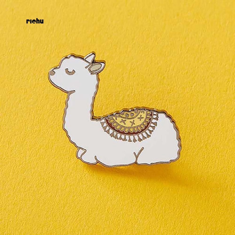 Ghim Cài Áo Hình Lạc Đà Alpaca Đáng Yêu