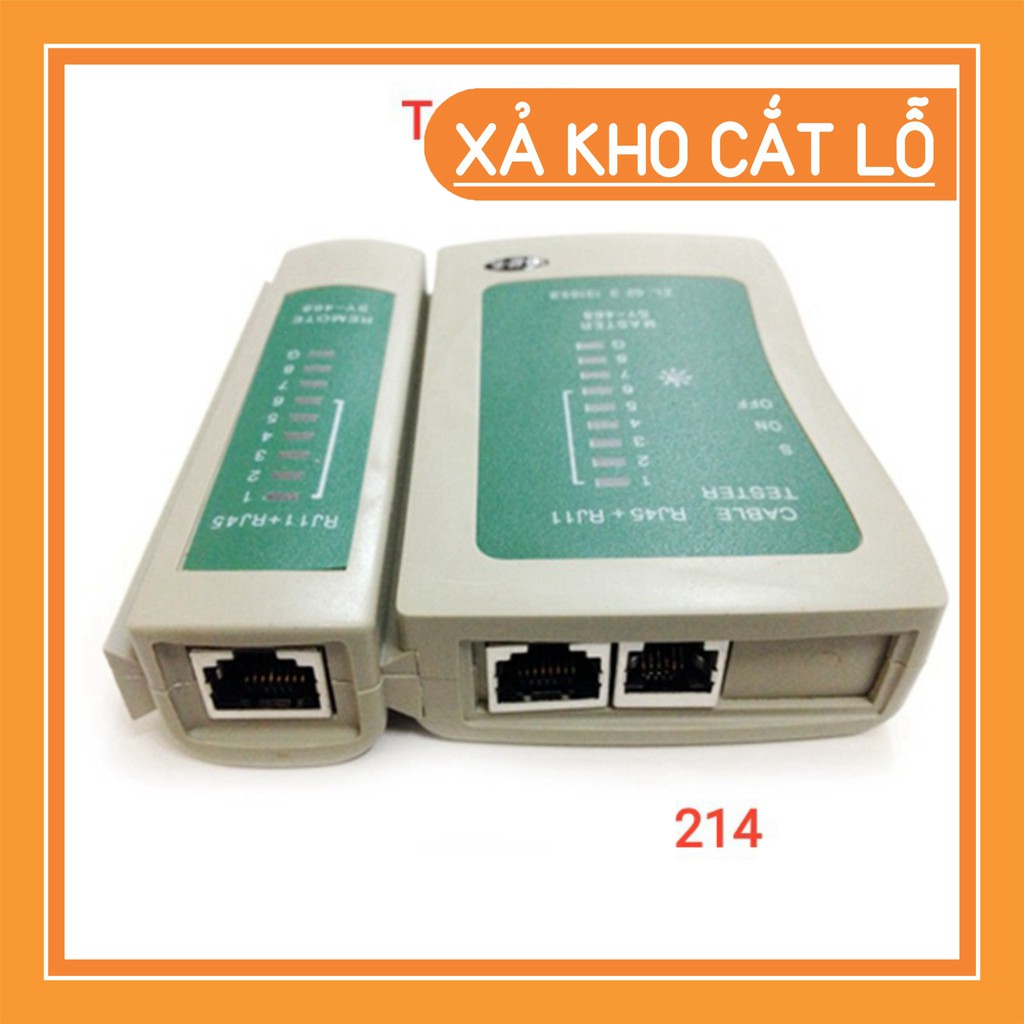 (SEO OFF) Bộ test cáp mạng đa năng 468 (Xả Kho) Bộ test cáp- hộp kiểm tra dây mạng RJ45