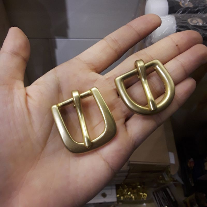 Mặt thắt lưng 20mm đồng thau