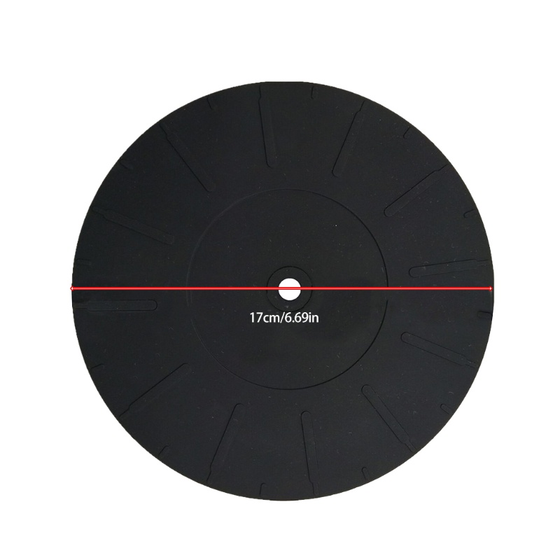 Miếng đệm cao su silicone LP chống rung chống trượt cho máy hát đĩa 170mm