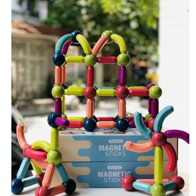 (HOT) Bộ ĐỒ CHƠI NAM CHÂM SÁNG TẠO HÚT VĨNH CỬU 64 CHI TIẾT