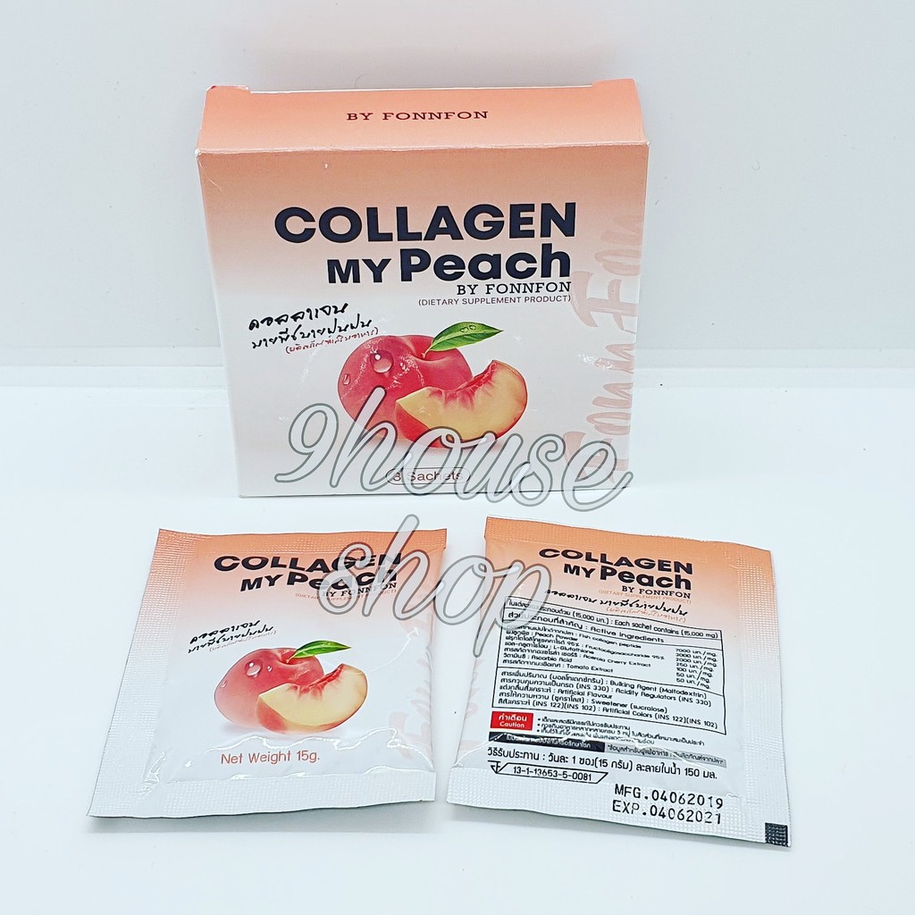01 Hộp Nước Đào Hoà Tan CL MY PEACH BY FONNFON (hộp 3 gói)