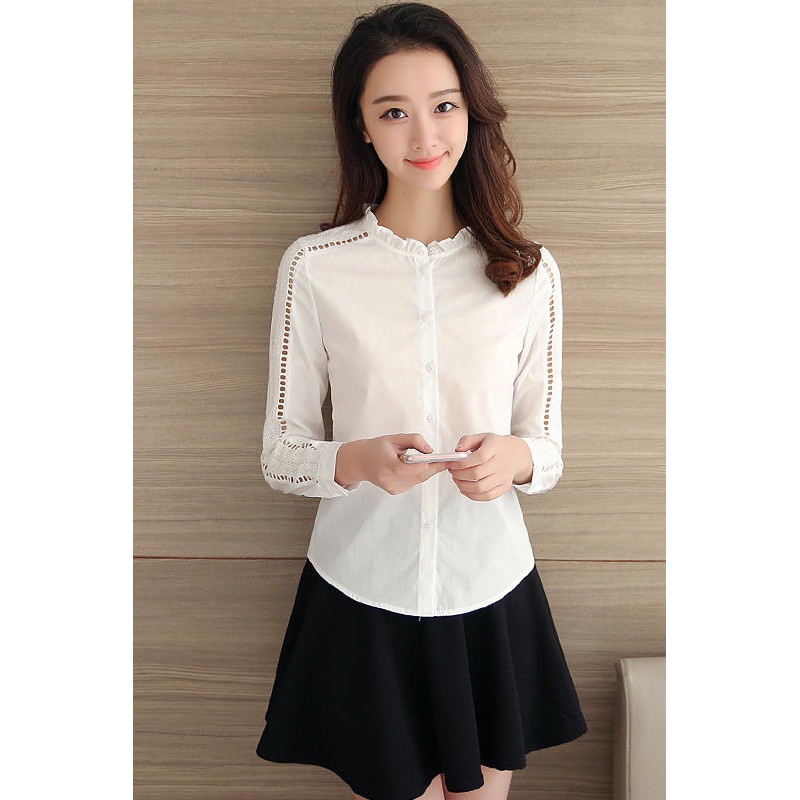 [SẴN] Áo sơ mi trắng công sở