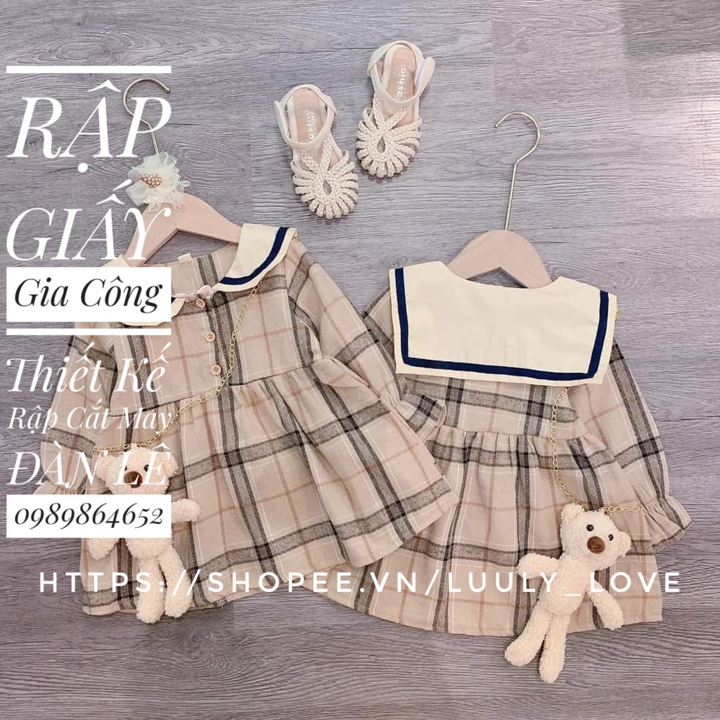 Rập giấyB377_ Rập giấy bộ mặc nhà cho bé yêu(1t-12t)