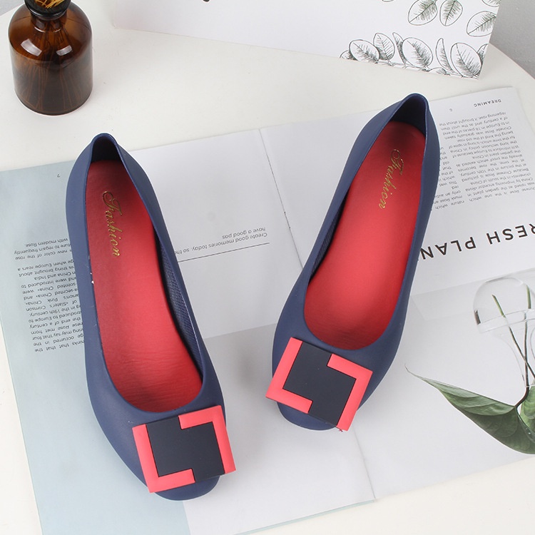 Giày Sandal Đế Xuồng Mũi Tròn Thời Trang Mùa Hè Hàng Mới Dành Cho Bạn Nữ Mang Trong Nhà / Ngoài Trời