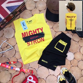 [SIZE NHÍ+ ĐẠI+ CỒ] SÉT BỘ THUN BÉ TRAI MIGHTY
