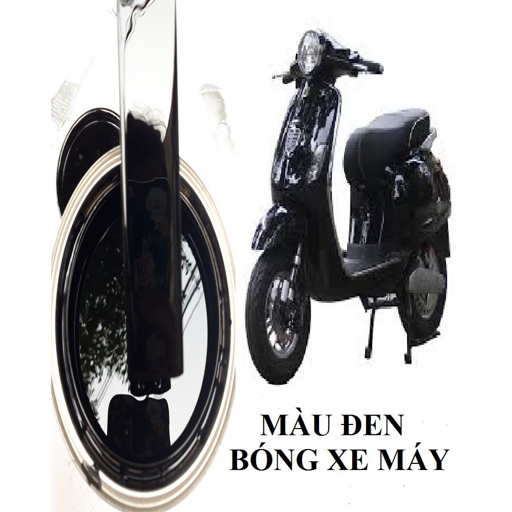 1 lạng sơn đen bóng xe máy 1 thành phần cho xe màu đen bóng sang trọng, quý phái bền đẹp