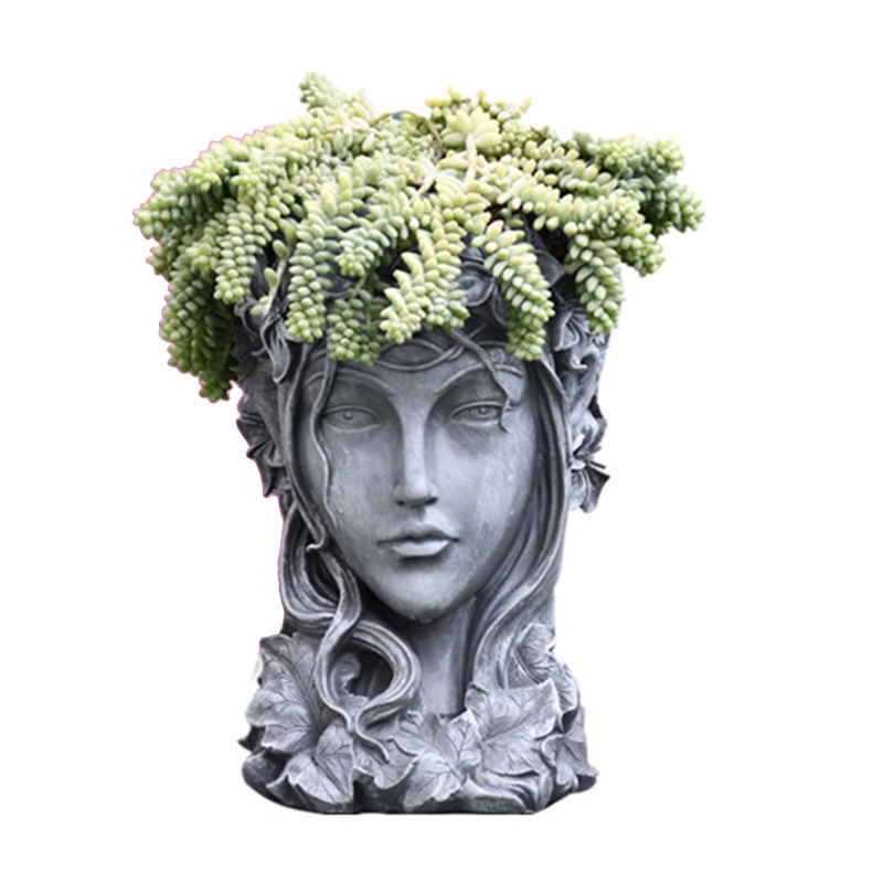 Khuôn Silicone Tạo Hình Làm Chậu Hoa 3D DIY