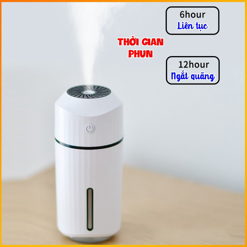 Máy phun sương tạo độ ẩm ô tô, máy khuếch tán tinh dầu 320ML- Tặng tinh dầu, BH 3 tháng TEKO Store