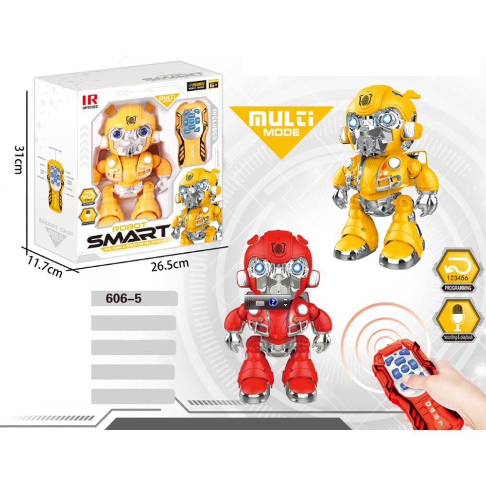 Đồ Chơi Robot Thông Minh Điều Khiển Từ Xa Ghi Âm Nhại Dọng Nói 2 Màu Đỏ Vàng, Đồ Chơi Trẻ Em WinRio.Store