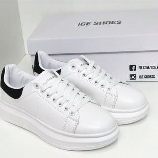 Giày Nam nữ MC Queen Full White