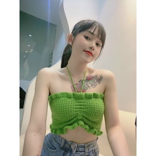 áo quây len dệt kim kiểu rút ngực & đan lưng (A978#) & (E205#)