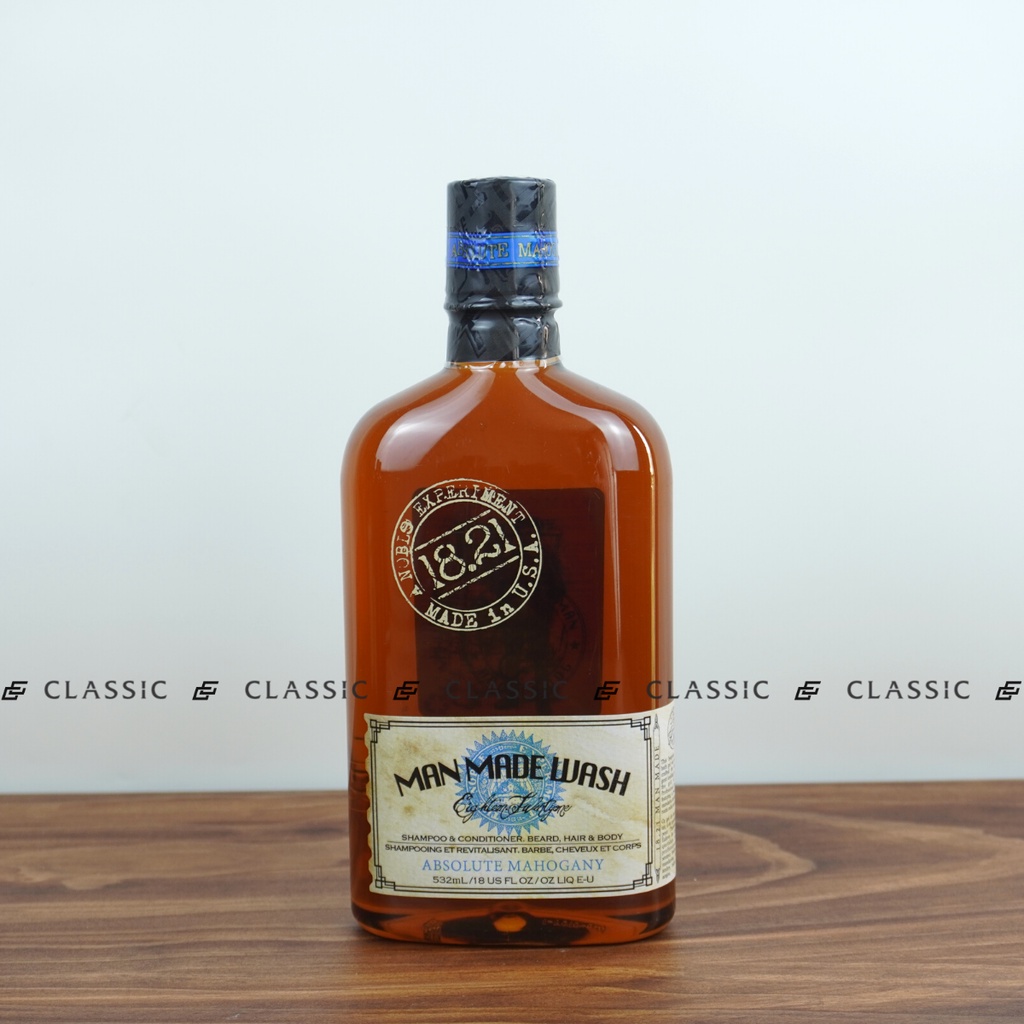 Sữa Tắm Gội 18.21 Man Made Wash Absolute Mahogany 510ml