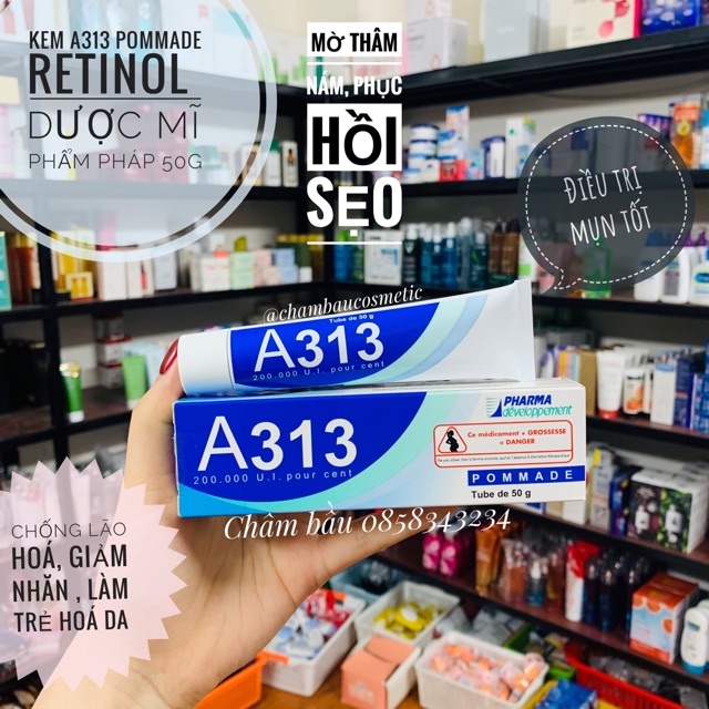 Kem A313 Pommade RETINOL Pháp 50g