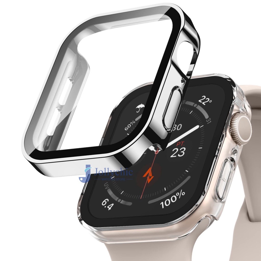 Kính Cường Lực Bảo Vệ Màn Hình Chống Thấm Nước Cho apple watch series 8 7 cover 40mm 44mm 41mm 45mm Edge