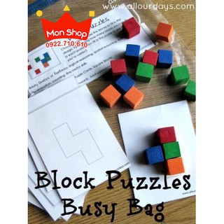 [Size 2cm] Set 100 khối gỗ lập phương- cube