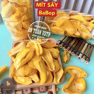 Mít sấy giòn loại ngon hũ Pet 200 gr, ăn siêu ngon siêu rẻ - Ăn vặt BaBop