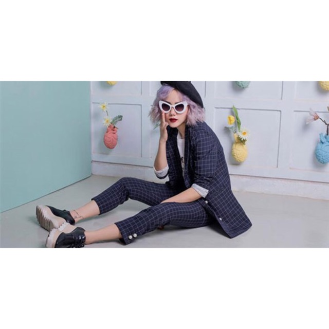 Set vest ononmade (xanh)