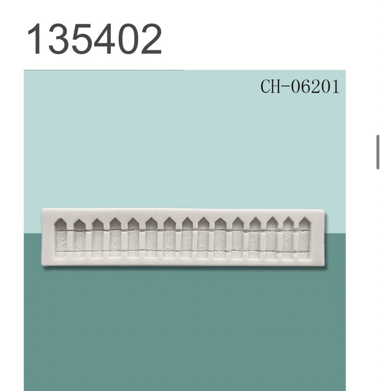 khuôn silicon hàng rào trang trí bánh 135402