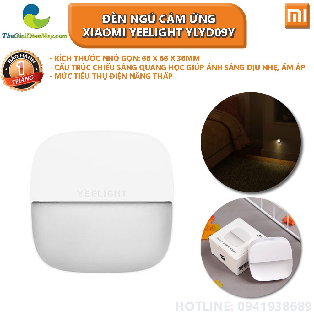 Đèn ngủ cảm ứng Xiaomi Yeelight YLYD09Y - Bảo hành 1 tháng - Shop Thế Giới Điện Máy