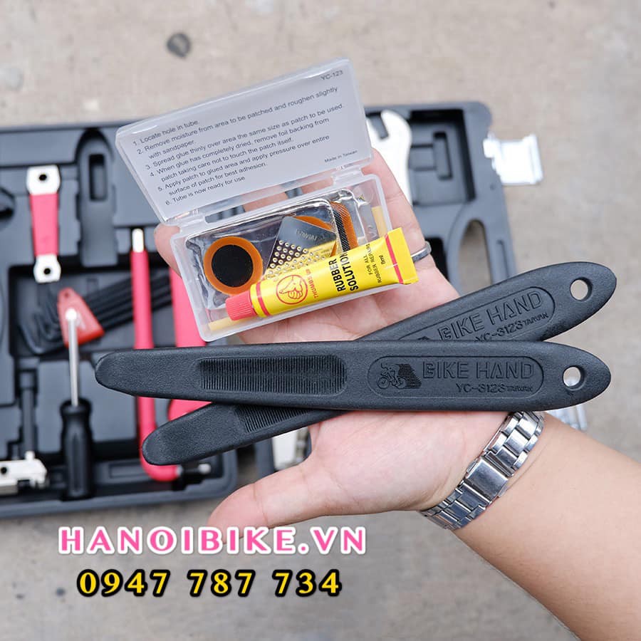 Bộ dụng cụ sửa xe đạp Bike Hand YC-728 18 món