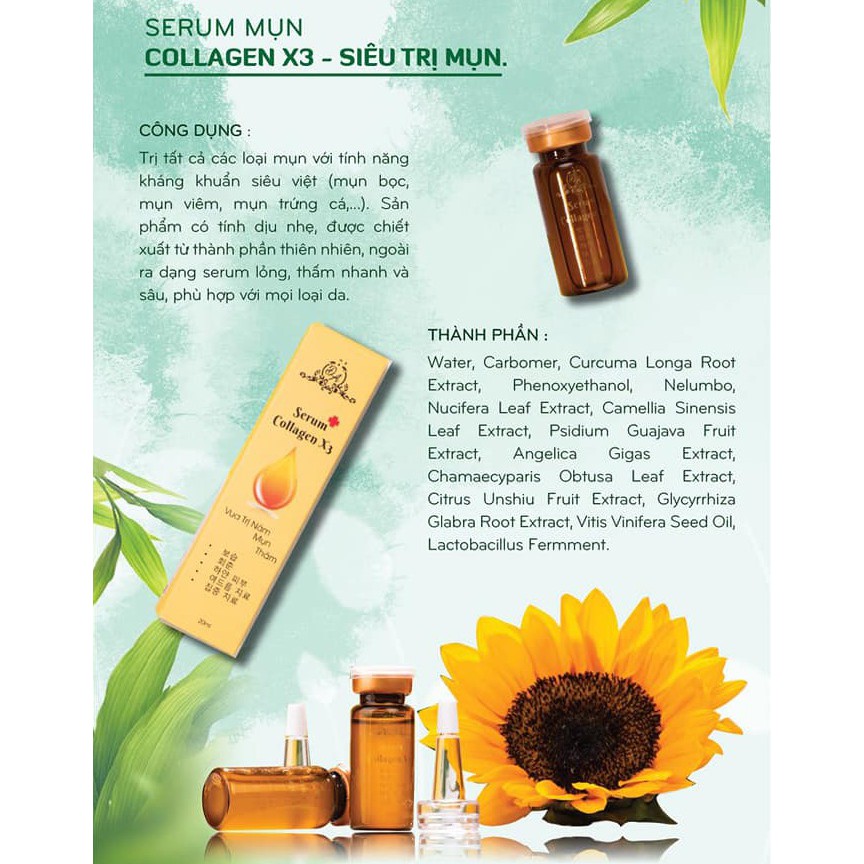 [Chính hãng] Serum Collagen X3 căng bóng da Mỹ Phẩm Đông Anh