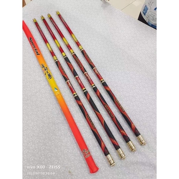 Cần câu tay Tầm Xanh thế hệ 6 Giấc Mộng Đế Vương tặng kèm ngọn phụ và bảo hành lóng