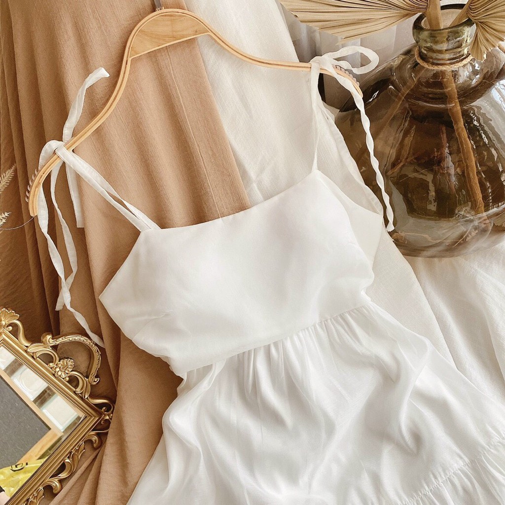 Đ midi suôn trắng H3293 (+hình thật) | BigBuy360 - bigbuy360.vn